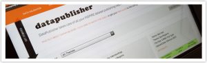 screenshot showing the DataPublisher service's user interface